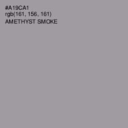 #A19CA1 - Amethyst Smoke Color Image